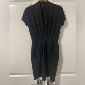 THEORY -black cotton dress